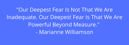 our deepest fear quote by marianne williamson