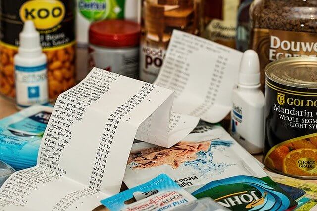 grocery receipt