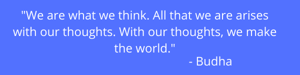 we are our thoughts budha quote