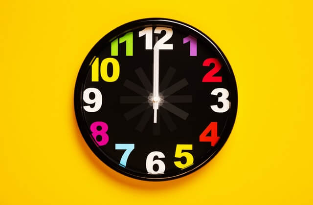 colorful clock